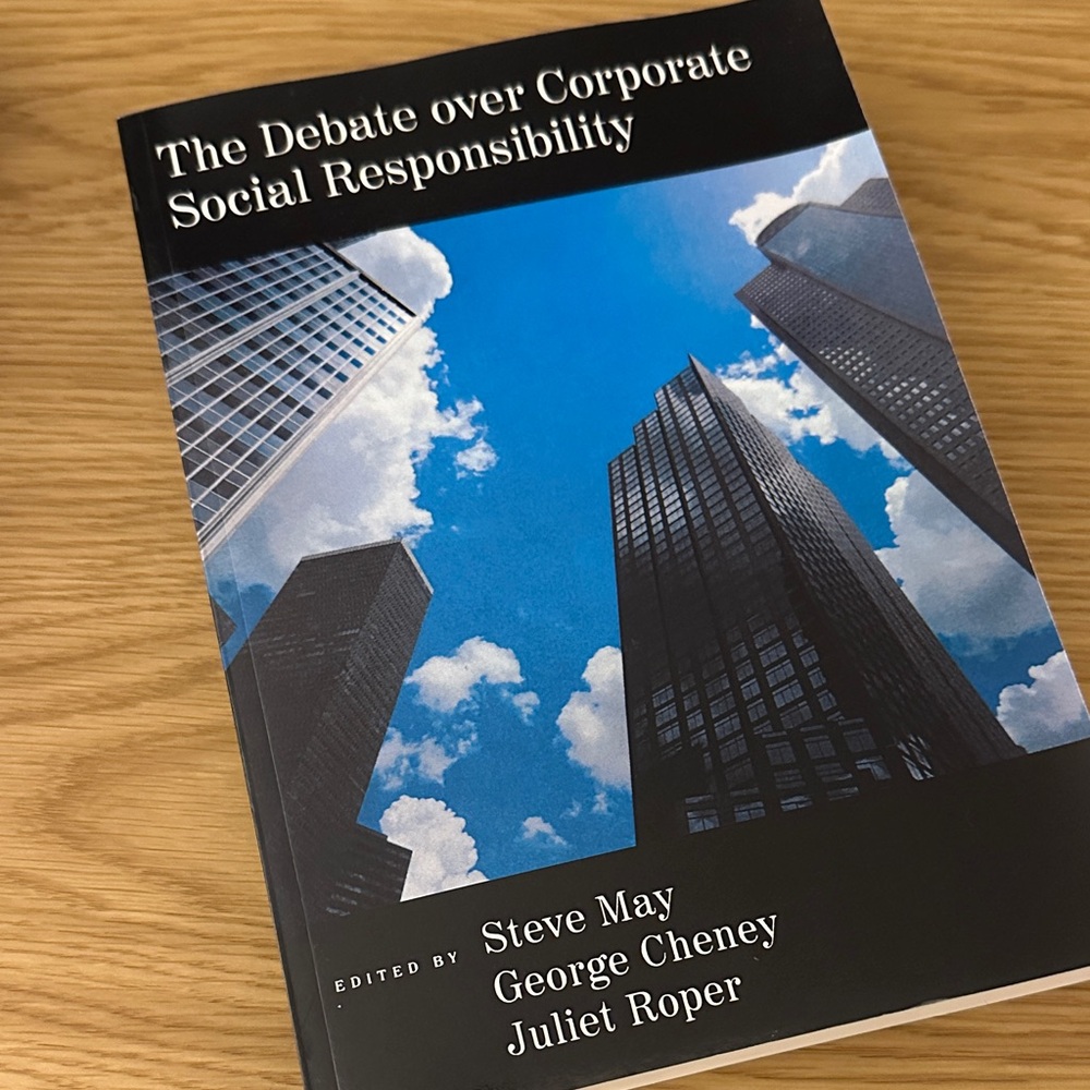 The Debate Over Corporate Social Responsibility Book